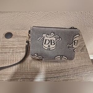 Dooney & Bourke Black and White Wristlet